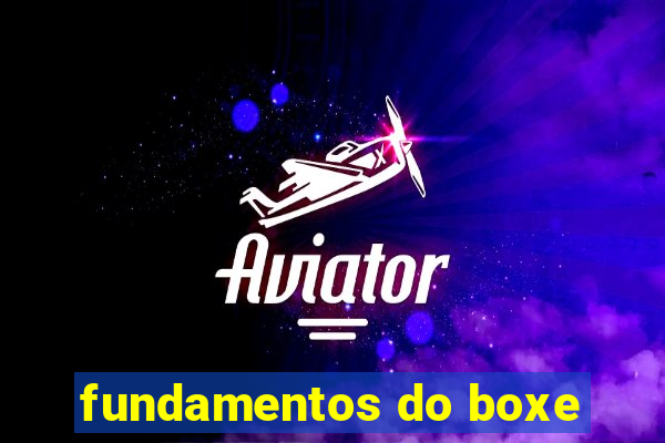 fundamentos do boxe